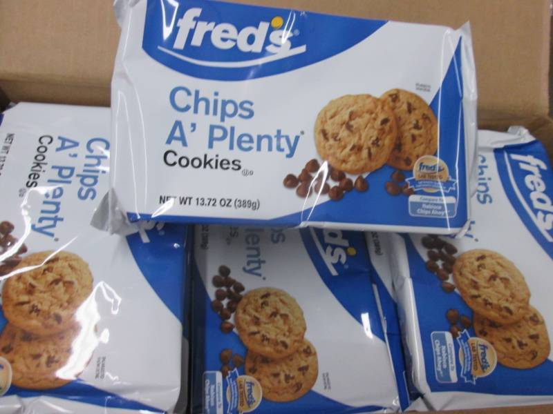 lot 160 image: Case of Freds Chips A Plenty Cooki...