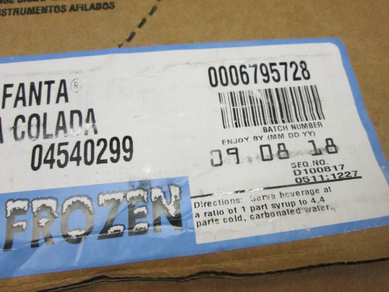 lot 190 image: 2.5 Gallons Fanta Pina Colada...