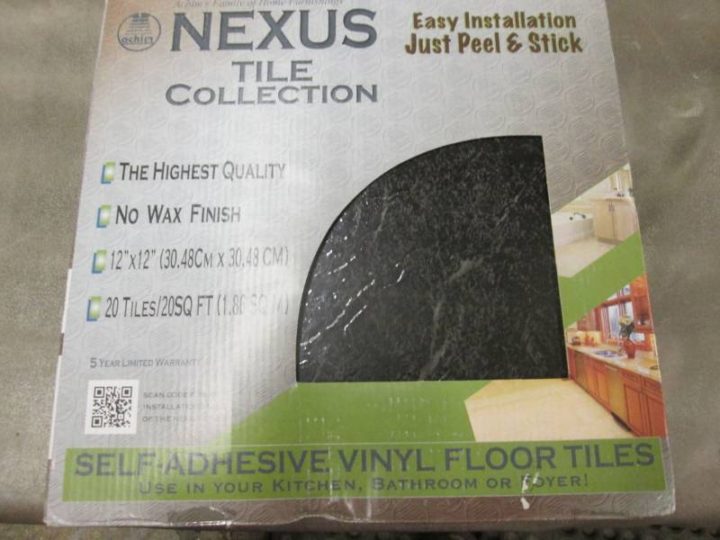 lot 196 image: 11 Cases Achim Nexus Black 12x12 Pe...