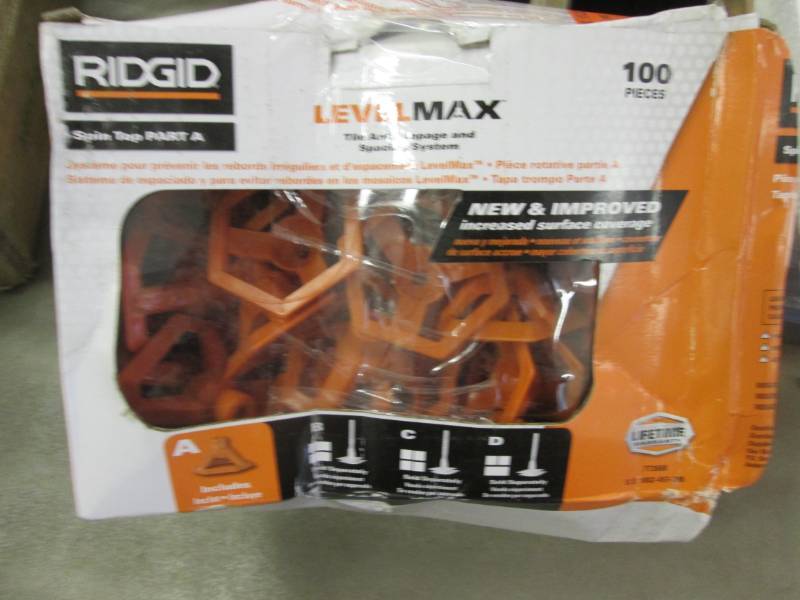 lot 211 image: Ridgid LevelMax Spin Top Part A 100...