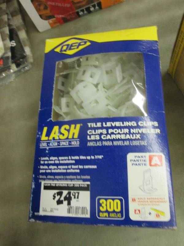 lot 251 image: QEP Lash Tile Leveling, Aligning an...