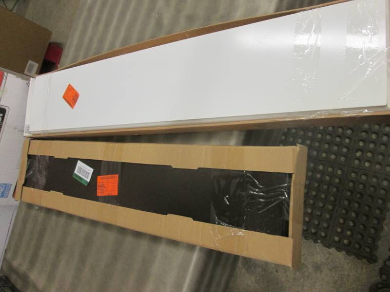 lot 277 image: 42 inch White Floating Shelf, 36 in...