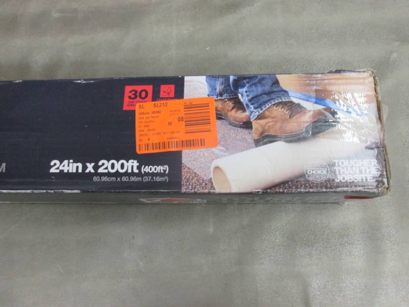 lot 278 image: Carpet Shield 24 in. x 200 ft. Self...