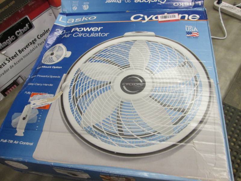 lot 312 image: Lasko Cyclone 20 in. Power Circulat...
