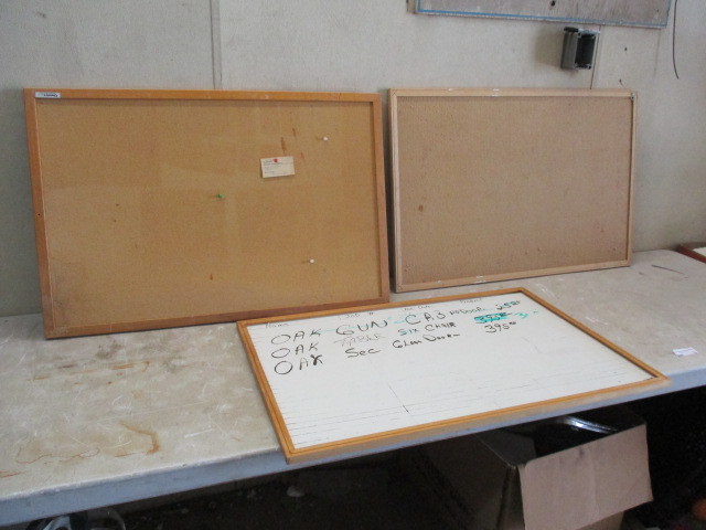 lot 15 image: Cork and White Boards