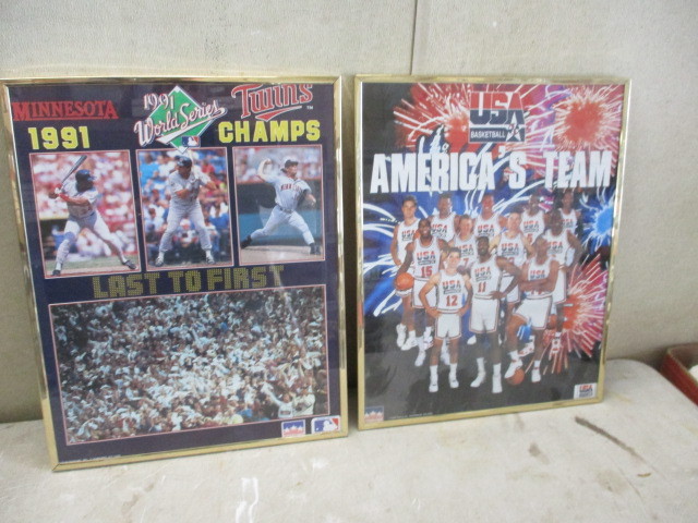 lot 19 image: Twins and USA Posters