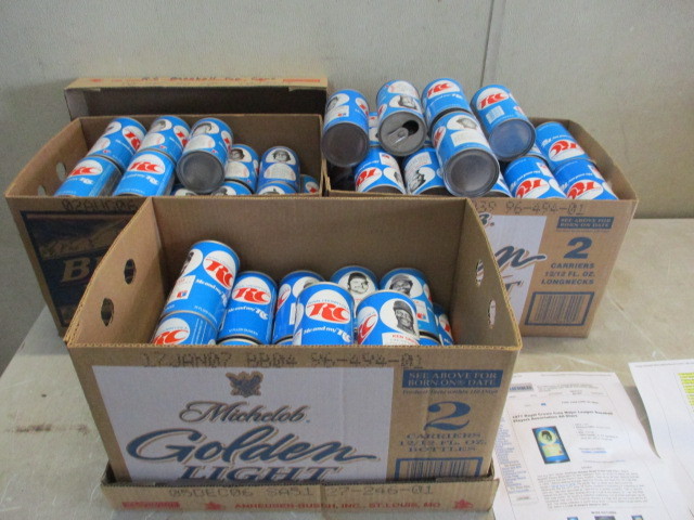 lot 58 image: RC Cola Base Ball Collectors Cans 1977-78