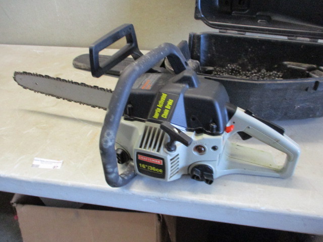 lot 87 image: Craftsman chainsaw