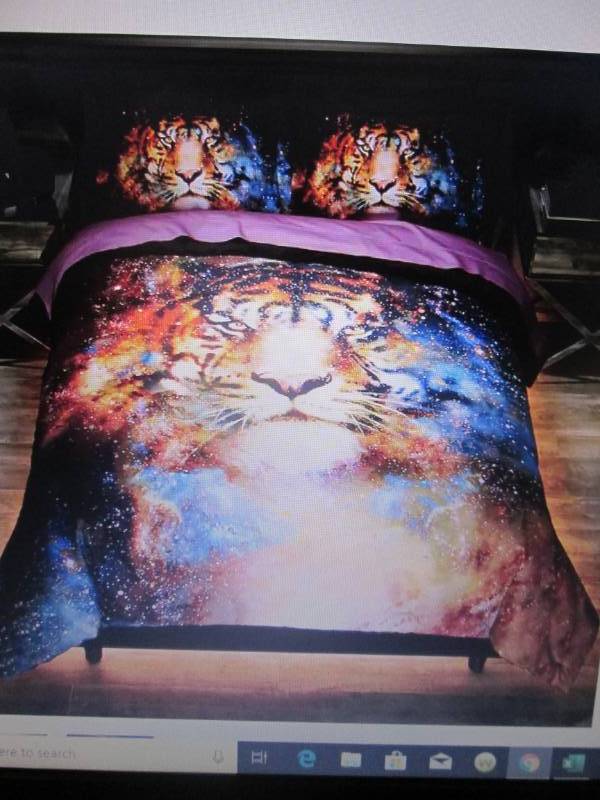 lot 6 image: Queen Comforter with Shams open box...
