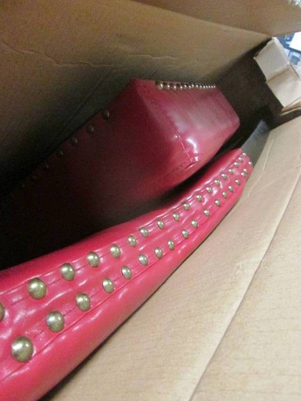 lot 8 image: Nailhead Dining Chair open box Reta...
