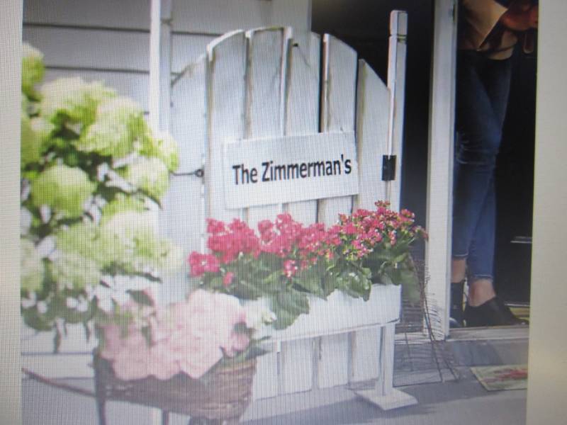lot 21 image: Personalized Garden Gate open box, ...
