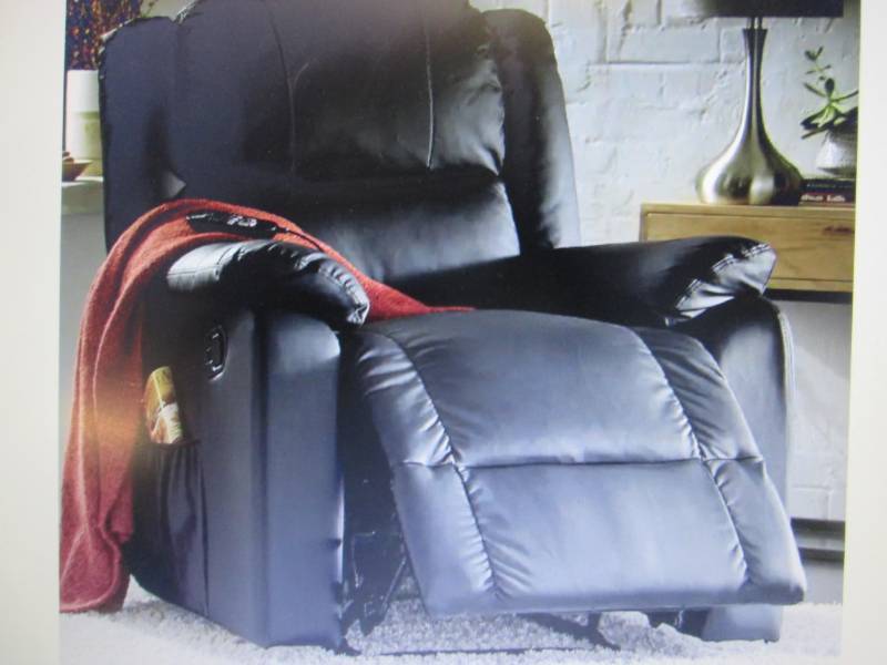 lot 52 image: Massage Recliner open box Retail $3...