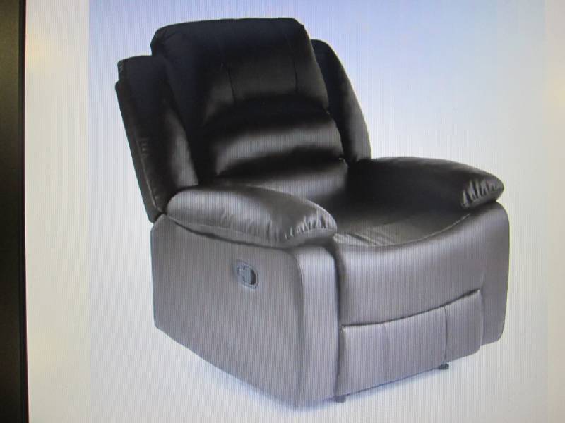 lot 105 image: Overstuffed Recliner open box Retai...