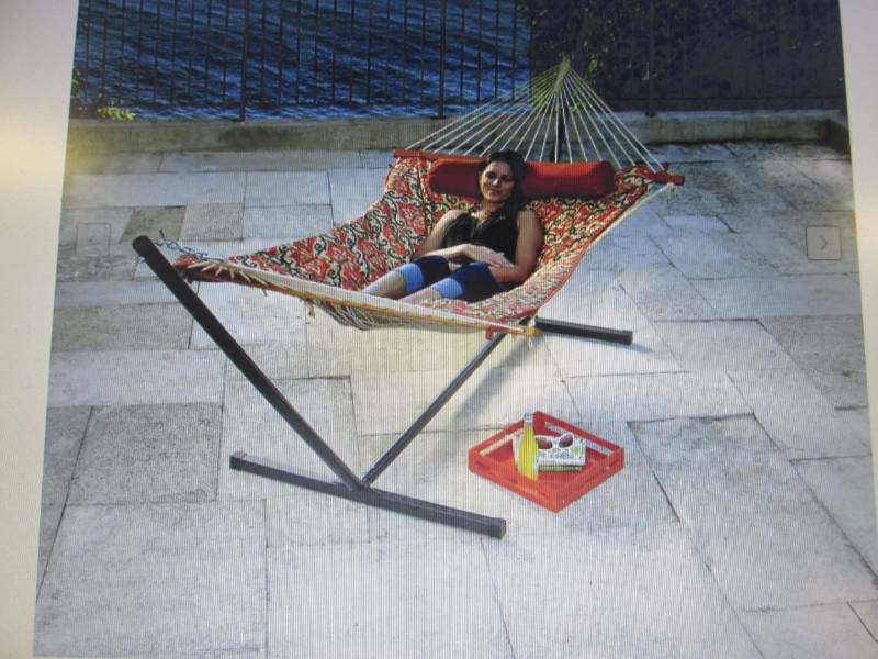 lot 107 image: Hammock Stand open box, Assembly re...