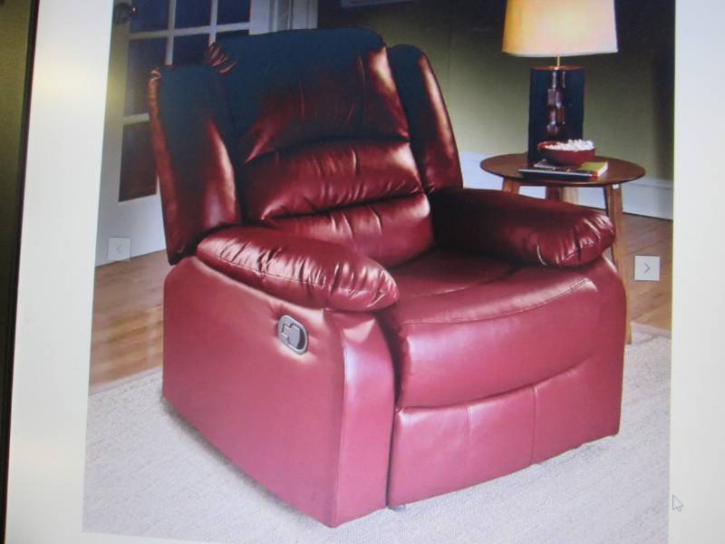 lot 109 image: Overstuffed Recliner open box Retai...