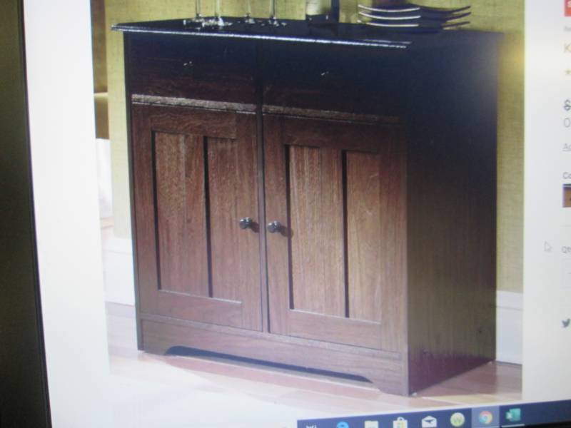 lot 112 image: Katie Sideboard open box Retail $12...