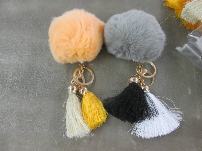 lot 160 image: Fuzzy Key Rings...