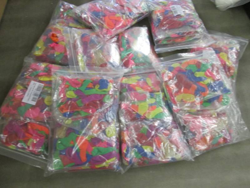 lot 161 image: 9 Packs of Balloons...