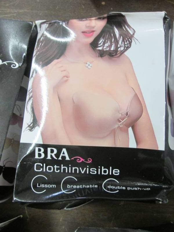 lot 180 image: Lot of 5 Invisible Bras...