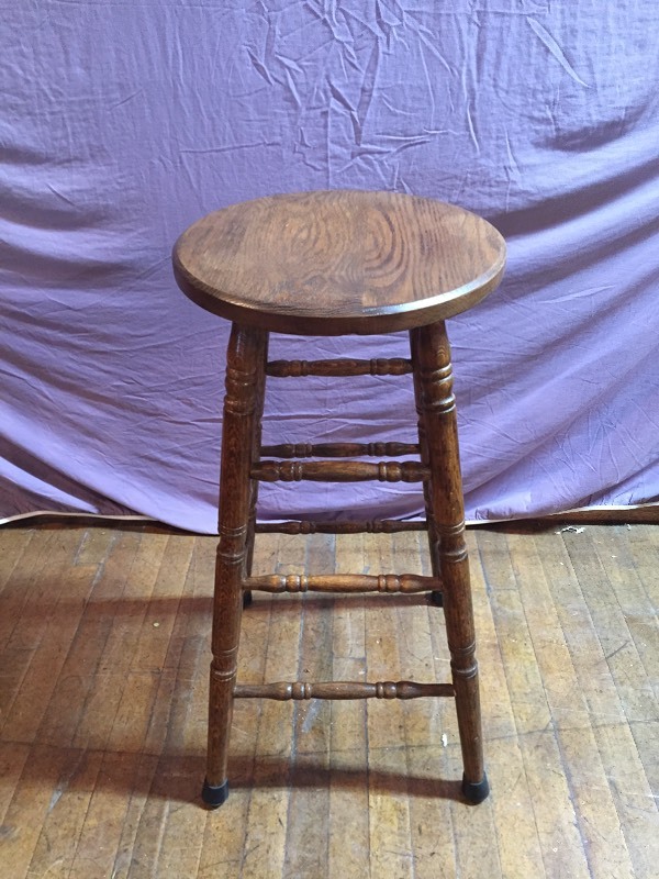 lot 59 image: Wood Stool