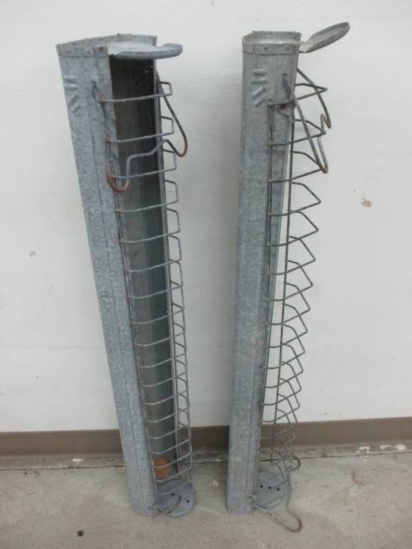 lot 60 image: 2 Chicken Feeders nice condition