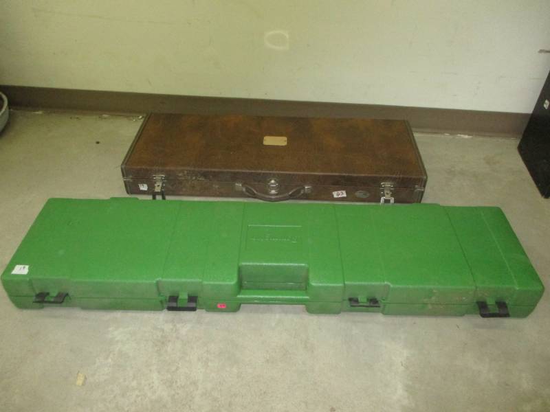 lot 63 image: 2 Hard Cover Gun Cases