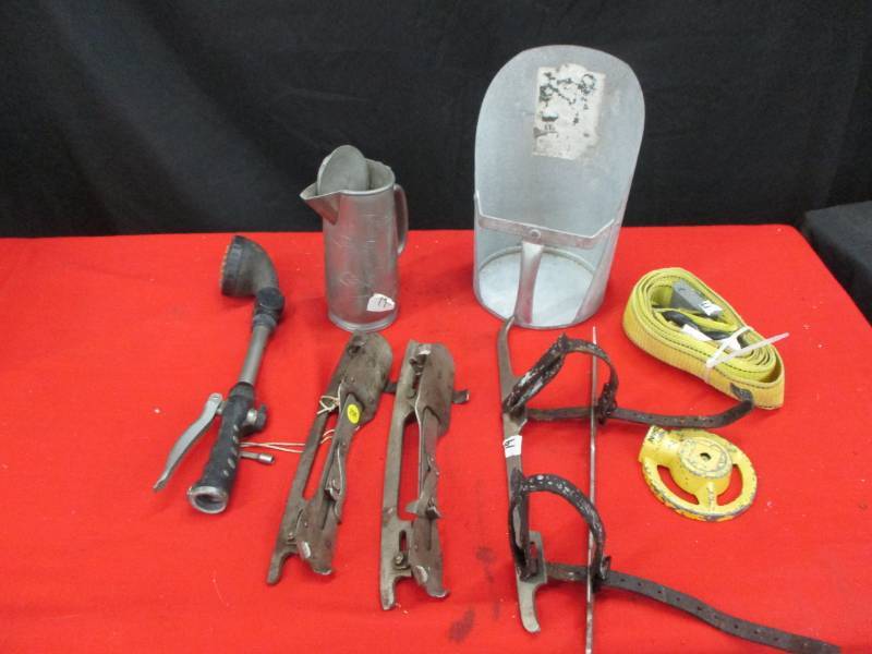 lot 115 image: Scoop, Sprinkler, Old Skates