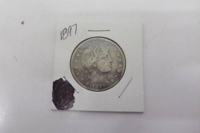 lot 78 image: 1897 Barber Half Dollar