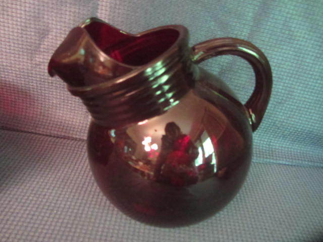 Royal Ruby Pitcher & Tumblers