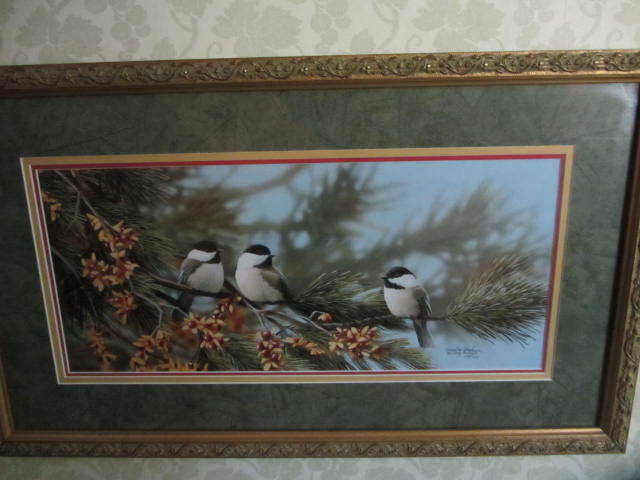 Chickadees Print
