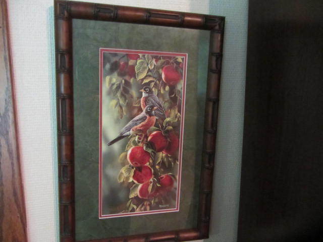 Robins in Orchard Print