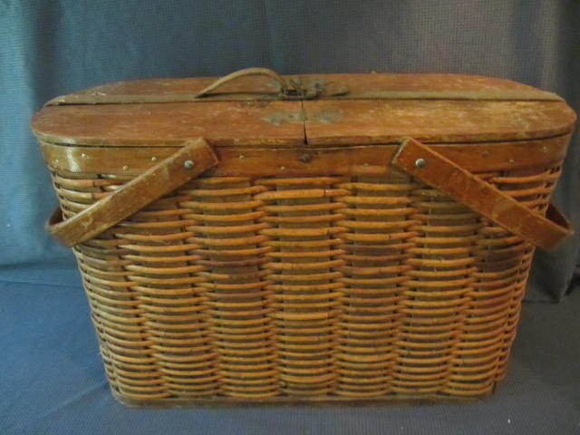 Antique Picnic Basket