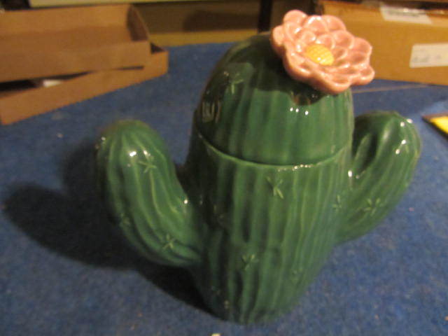 Cactus Cookie Jar