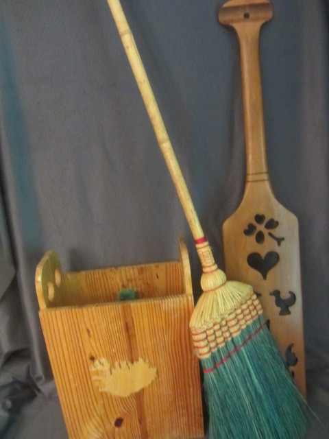 Broom, Paddle, Waste Basket