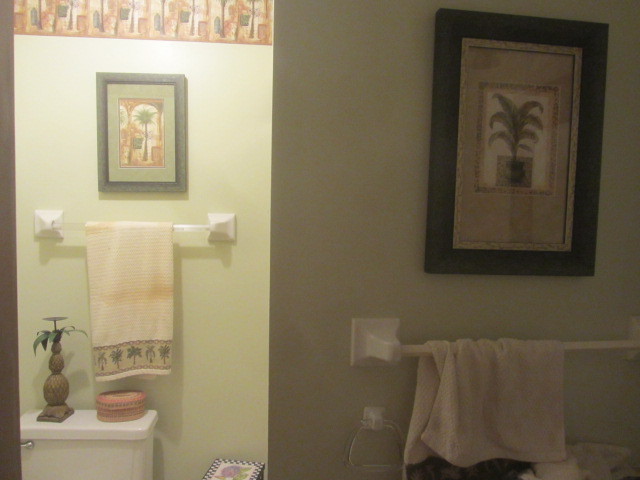 Palm Tree Bath Decor