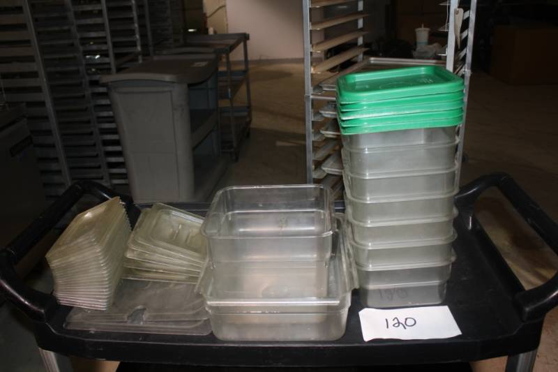 lot 120 image: Assorted Containers and Lids