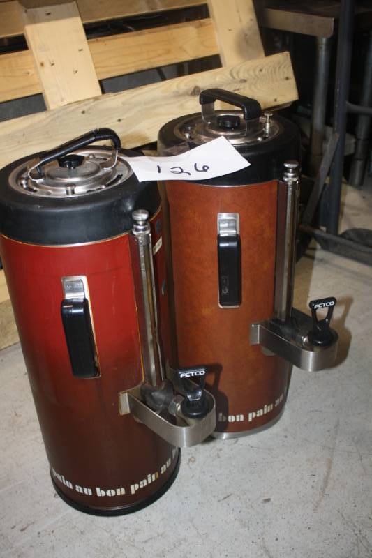 lot 126 image: Coffee Dispensers