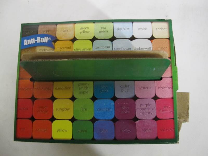 lot 88 image: Crayola Washable Sidewalk Chalk in Assorted Colors, 48 Count