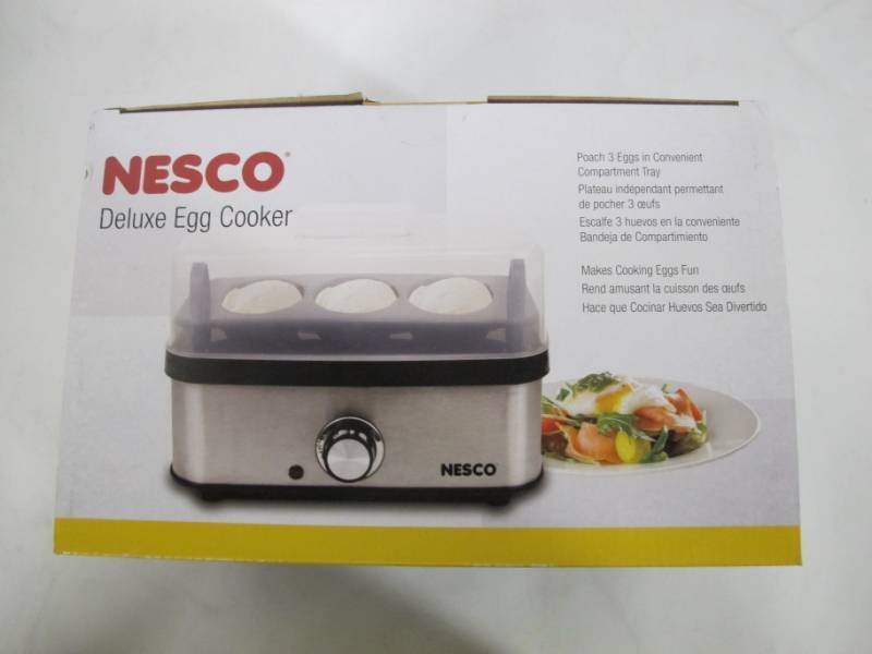 lot 39 image: NESCO EC-10, Egg Cooker, Stainless SteelBlack, 400 watts