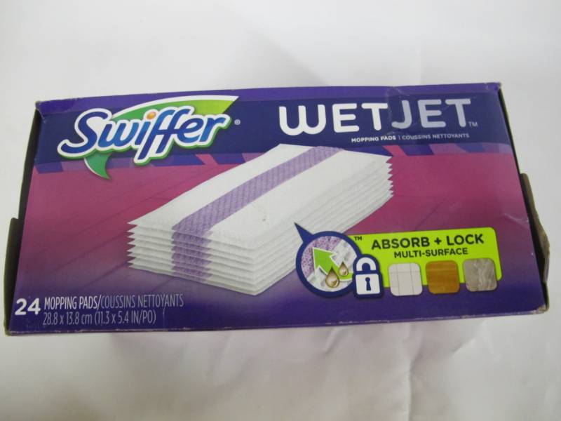 lot 51 image: NEW Swiffer Wet Jet Mopping Pad Refills - Original - 24 ct