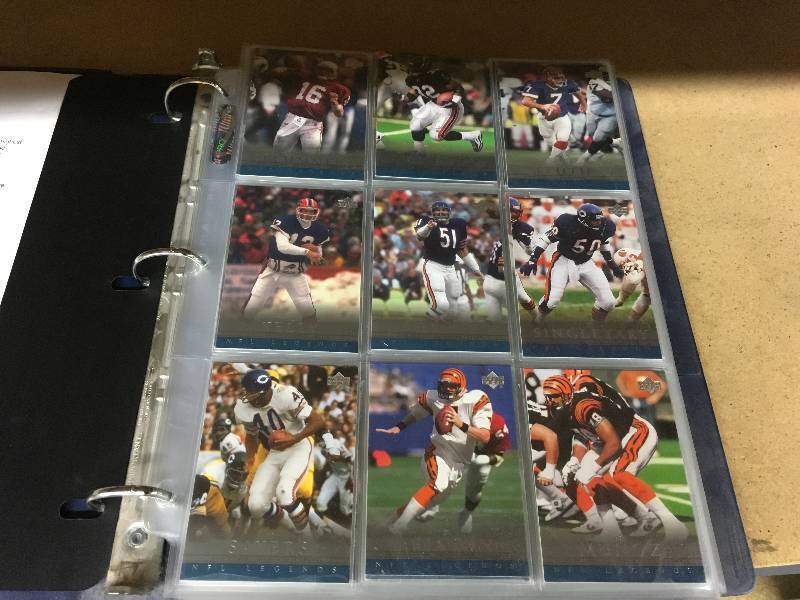 lot 58 image: 2000 Upper Deck Legends NFL Card Album