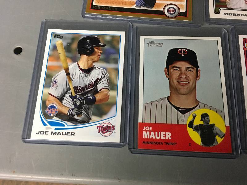 lot 98 image: 20 Joe Mauer Cards