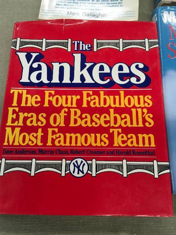 lot 80 image: 5 New York Yankees Books
