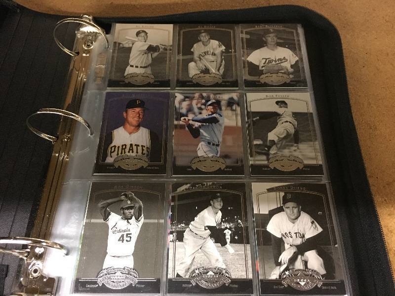 lot 75 image: 2004 Upper Deck Legends Card Album