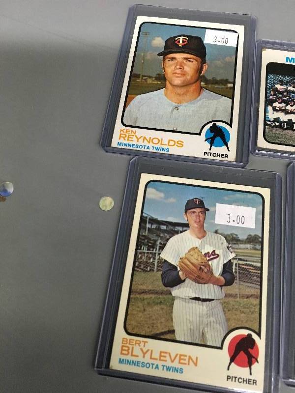 lot 50 image: 1973 Minnesota Twins Card Lot - KaatBlyleven
