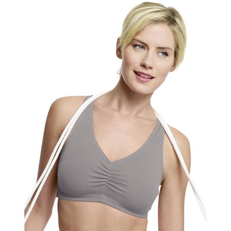 lot 116 image: Hanes Womens Bra - 2-pk. red  grey M NEW