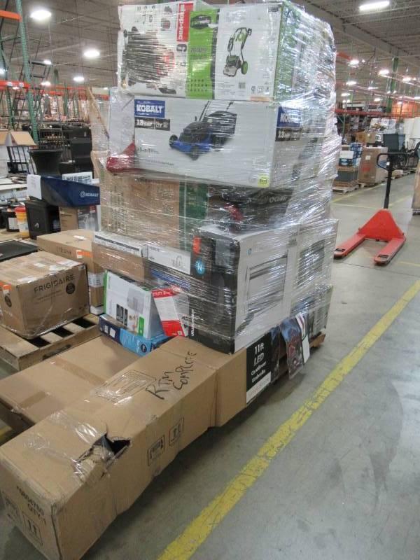 lot 16 image: WHOLESALE MIXED PALLET OF RETURNS - TOOLS, SMALL HOUSEWARES AND MORE