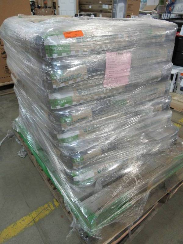 lot 12 image: Pallet of Custom Building Products VersaBond Gray 50 lb. Fortified Thin-Set Mortar, MTSG50 - 35 Bags