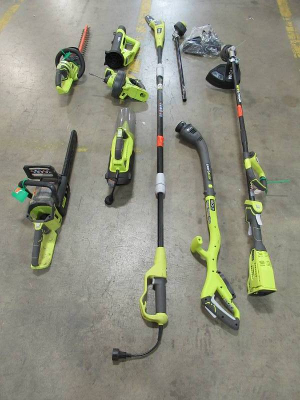 lot 136 image: Ryobi Electric Power Tools. - Batteries and Chargers Not Included for Battery Operated Tools.