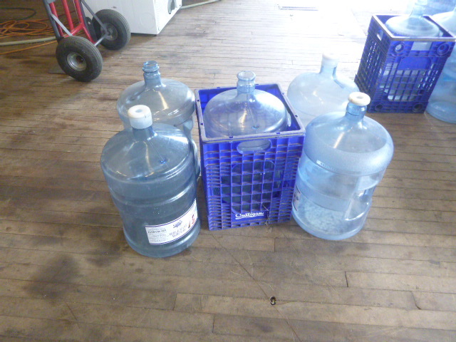 lot 37 image: 5 Five-Gallon Water Jugs